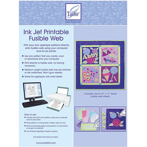 Ink Jet Printable Fusible , 6pk