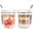 WHITE, variant on 2 Pack Overnight Oats Jars, Overnight Oats Container with Lid and Spoon, 10 oz Cereal, Milk, Vegetable and Fruit Salad Storage Container with Measurement Marks (purple)