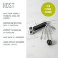 thumbnail image 3 of Host 10 in 1 Bartender Multitool Set for Cocktails, Drinks, Home Bar Tool, 3 of 9