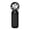 Black, variant on Linnome Digital Display Mini Handheld Fan USB Rechargeable Portable with Stand 3 Speeds for Outdoor Travel 5.3x4.9x6.2in Black
