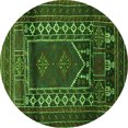 thumbnail image 1 of Ahgly Company Indoor Round Persian Green Traditional Area Rugs, 4' Round, 1 of 1