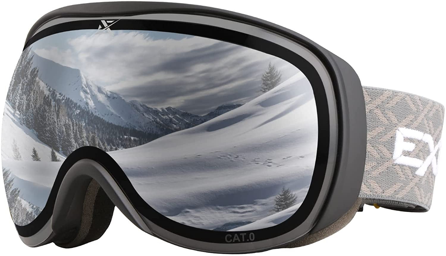 MilkRun Ski Goggles, Lightweight,Wide View,UV400 Protection,Helmet