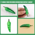 thumbnail image 3 of Artificial Pepper 25 Pcs Fake Vegetable Chili Peppers Model Mini Vegetables Foam, 3 of 6