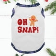 thumbnail image 5 of Oh Snap! Gingerbread Christmas Pajamas for Family and Dog, Blue Holiday PJ Sets, Plus Size Available, 5 of 7