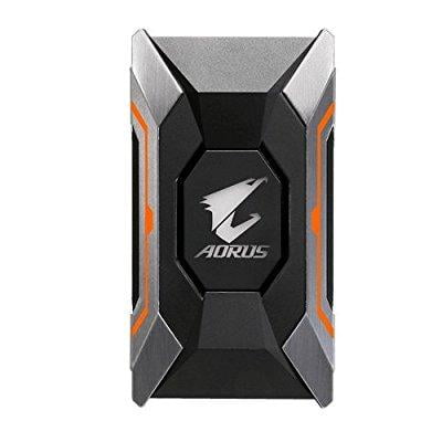 Sli Bridge - gigabyte aorus sli hb bridge rgb (2 slot spacing) graphic cards gc-a2wayslil rgb