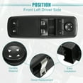 thumbnail image 6 of Unique Bargains Front Left Driver Side Master Power Window Switch for Dodge for Ram 1500 PICKUP 2009-2010 04602881AD, 6 of 7