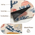 thumbnail image 6 of 3'x5' Area Rugs, Shell Coastal Indoor Outdoor Area Rug for Living Room Bedroom, Summer Beach Nautical Coral Ocean Washable Bathroom Rugs Kitchen Floor Carpet Mats Home Decor Aesthetic, 6 of 8