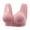 Pink, variant on Patlollav Womens Bras,Womens Plus Size Bra Front Button Comfortable Breathable Underwear Daily Bra