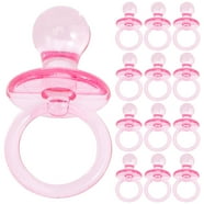 AOKID Mini Pacifiers Blue,50 Pcs Clear Acrylic Mini Pacifiers Baby ...