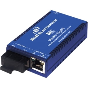 MINIMC-GB TX/LX-SM1310-SC 10KM 1000MB COPPER TO 1000MB FIBER