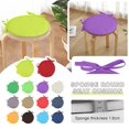thumbnail image 4 of XINGAG Outdoor Chair Cushion with Ties, Round Seat Cushions Garden Patio Cushions,Non- Stool Seat Pad, 4 of 4
