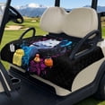 thumbnail image 3 of Whosucclay Mystic Wolf Moon Pattern Golf Cart Sea, Golf Cart Seat Cover Cushion Protector 4 Storage Pockets Folding Golf Cart Seat Covers for Club Car Yamaha, 3 of 9