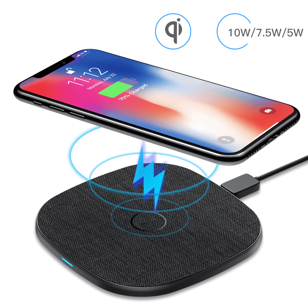 Standard Wireless Ch Desktop Mouse Pad Fast Wireless Charging Mouse Pad QI Standard Built-in Receiver,Qi Certified 10W Fast Wireless Charging Pad for Samsung Galaxy S9//S9+//S8//S8+//S7//Note 8 and More Wireless Charging Gaming Mouse Pad Non-Slip Rubber Base