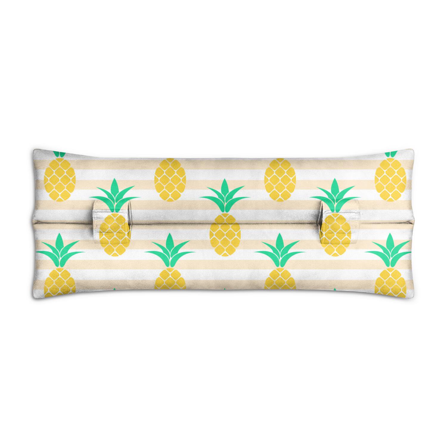 Pineapple and Flowers Seatbelt Cushion - Adjustable for Long Car Rides