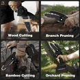 thumbnail image 4 of Kailwokk Mini Chainsaw 6-inch, Handheld Chainsaw Pruning Men Women Gifts for Wood Cutting, 4 of 6