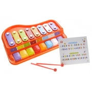 Bisontec 2 In 1 Xylophone/Piano With Music Sheet Songbook