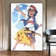 thumbnail image 4 of Figuras de anime de Pokémon Japón Valorant Pikachu Charizard periféricos lienzo decoración de pared impresión carteles de anime pintura regalo para el hogar, 4 of 5