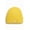 Lemon, variant on Ribbed Beanie Hat - Strawberry