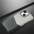 thumbnail image 4 of Compatible with iPhone 15 Plus Case, Card Holder Camera Protection Cover for iPhone 15 Plus ,Leather + Cloth double spell, Card Slot Designed for iPhone 15 Plus Phone Case,Black, 4 of 9