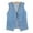 Light Blue, variant on Kctiaxy Jean Vest for Women Sleeveless V-Neck Causal Denim Vest Top Solid Color Button Down Versatile Fashion Tank Top Vest with Pockets