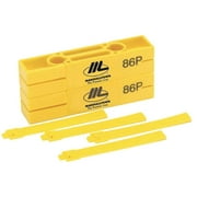 Marshalltown 86P Line Block and Twig, 5 in L, 2-1/4 in W, HDPE, Bright Yellow