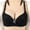 Black, variant on Bigersell Sport Bras for Women Plus Size V-Neck Wire-Free Bra Support Women Sports Bras Padded T-Shirt Bra Style R-145 Basic Bra Strap Nylon Back-Smoothing Bra Feature Everyday Bras Underwear Black M