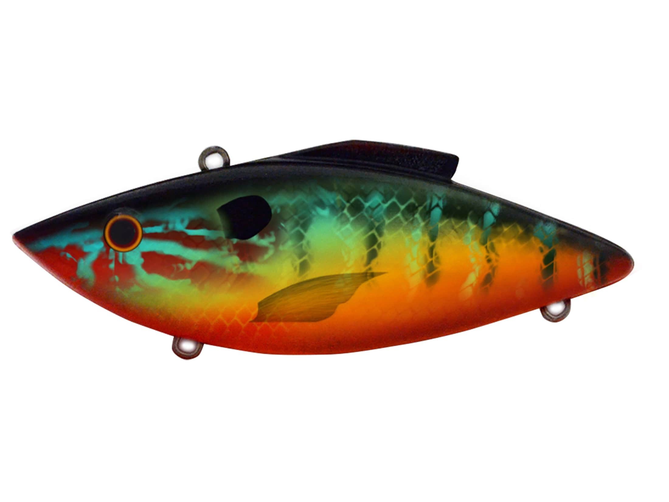 Rat-L-Trap Saltwater Fishing Lure, Electric Chicken, 1/2 oz., 583S