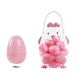 thumbnail image 1 of B Plastic Easter Bunny Egg Shaped Candy Box Diy Craft Gift Holder 27X19X4Cm Style B, 1 of 7