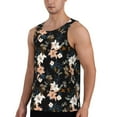 thumbnail image 2 of Haiem Lilies Flowers Men Workout Tank Top Gym Bodybuilding Sleeveless Muscle T Shirts Athletic Tank Breathable Workout Shirt-Medium, 2 of 9
