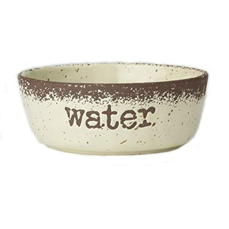 UPC: 0844534022936 | Crockery Water Stoneware Dog Bowl – One Size