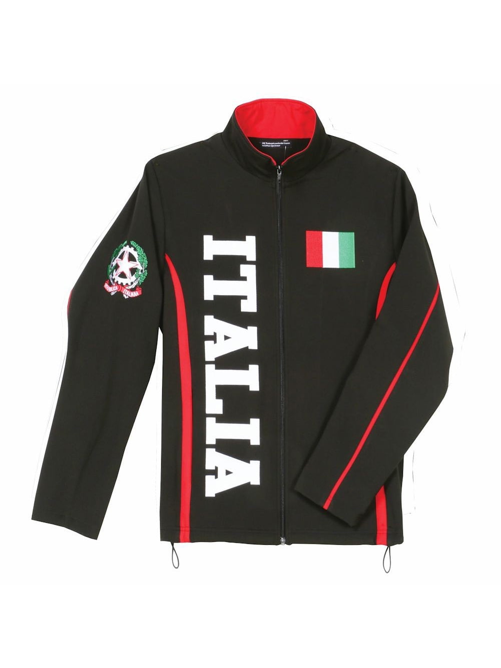 Alpinestars Womens Italia Zip Jacket Italian Flag Full-Zip Jacket White