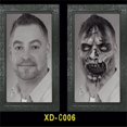 thumbnail image 1 of Marco de foto de cara de fantasma 3D cambiable, 28x22CM, retrato de terror, imagen de fiesta de Halloween, Bar de terror, accesorios de decoración de Casa Encantada, 1 of 4