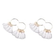 thumbnail image 2 of Sonducket Pendientes de araña Moda Bohemia Étnica Abanico Borla Oreja Cuelga Aro Pendiente Día de San Valentín Niñas Accesorios de boda Type5 NO5 Sonducket CBP455337, 2 of 5