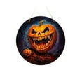 thumbnail image 2 of Decoraciones de Halloween, adornos de Halloween, regalos de Halloween, decoración del hogar, placa de puerta de madera de Halloween, decoración de Halloween, letrero colgante, colgantes, 2 of 6