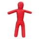 thumbnail image 4 of Muñeco de lucha infantil sin relleno de 130 cm de altura, equipo de entrenamiento de boxeo rojo, 4 of 9
