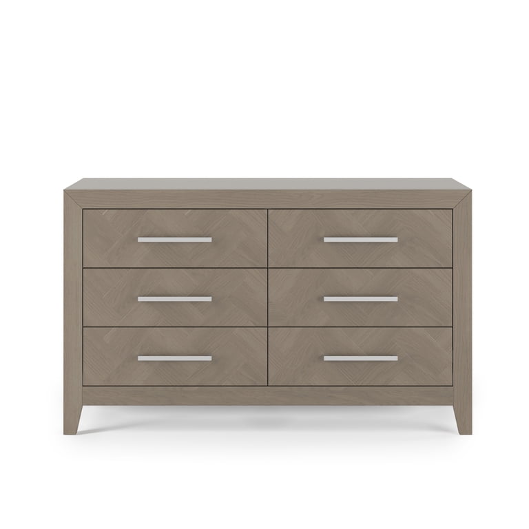 grey childrens dresser SONGMICS Water-Resistant Kids Dresser with 6 Drawers, Grey
