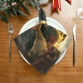 thumbnail image 2 of Napkin Satin Napkin 20*20 Inchx1 Kitchen Towel Dinner Plate Towel Decorative Towel Napkin Tea Towel Suitable For Kitchen Table Christmas Sheep, 2 of 8