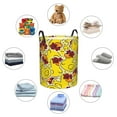 thumbnail image 6 of Fotbe Duck with Star Sunglasses Laundry Basket with Handles, Waterproof Large Laundry Hamper, Wash Bag for Corner Dorm, Rolling Laundry Basket with Handles-Medium, 6 of 8