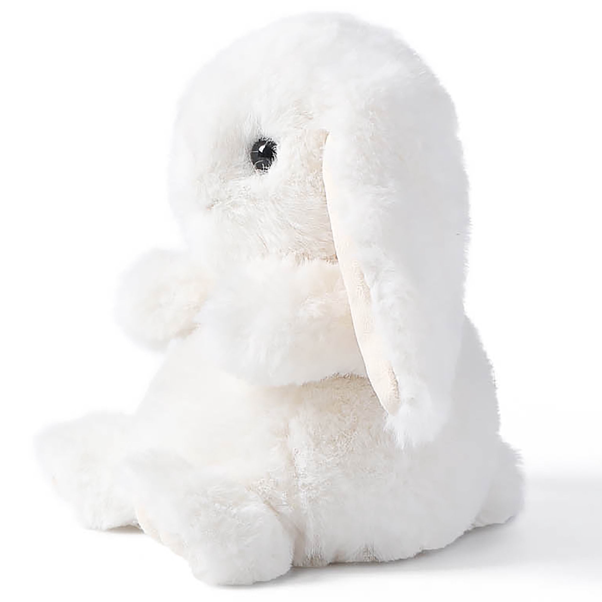 McHugs: Lazy Mini Comfort - Leveret Bunny - 6" White Stuffed Animal Plush, Soft Weighted Cuddle Toy, Cozy Comfort Play-Nap Companion, Baby-Toddler-Kid