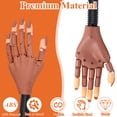 thumbnail image 4 of Yalumo Practice Hand for Acrylic Nails, Flexible Nail Practice Fake Hand with 200 PCS Nail Tips and Manicure Accessories, Professional Movable Manicure Training Hand, 4 of 8