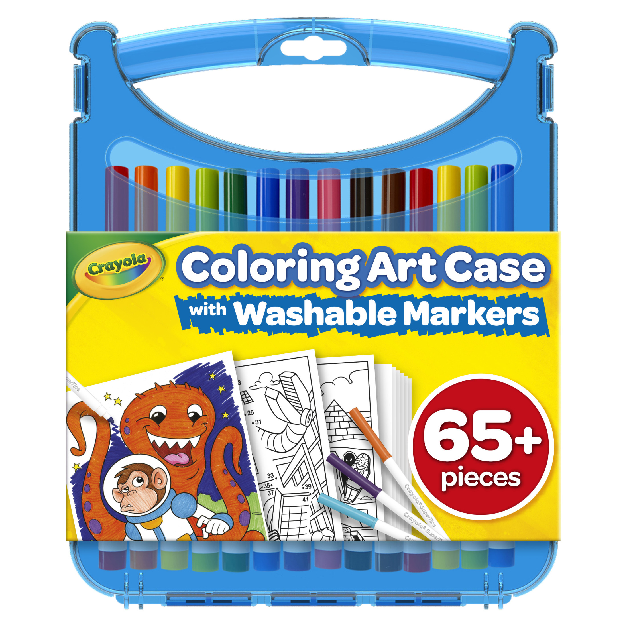 Crayola Create & Color Super Tips Marker Kit, 25 Markers with Paper photo 3