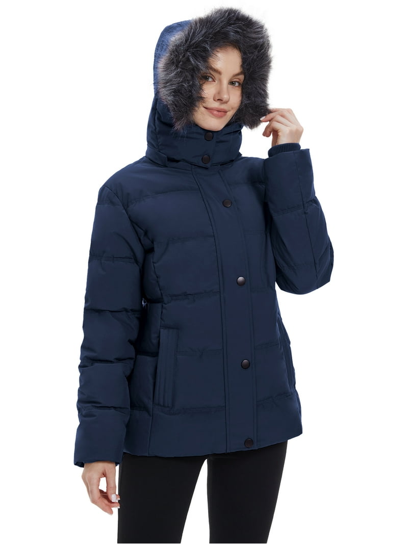 Wantdo Women's Plus Size Winter Coat Quilted Puffer Jacket