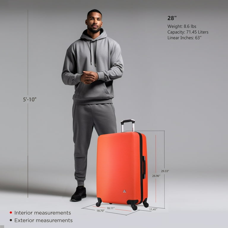 63 linear inches luggage sale