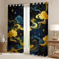 thumbnail image 2 of Homewish Aesthetic Clouds Blackout Curtains Set of 2 (52x84 Each), Psychedelic Stars Curtain, 2 of 5