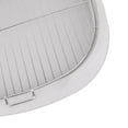 thumbnail image 4 of BOKYAN Dog Potty Tray with Splash Baffle & Stainless Steel Net, Indoor Puppy Pee Pad Holder Toilet, Anti-Spill Pet Training Waste Management Box, Grey, 20.8 in / 53 cm, 4 of 9