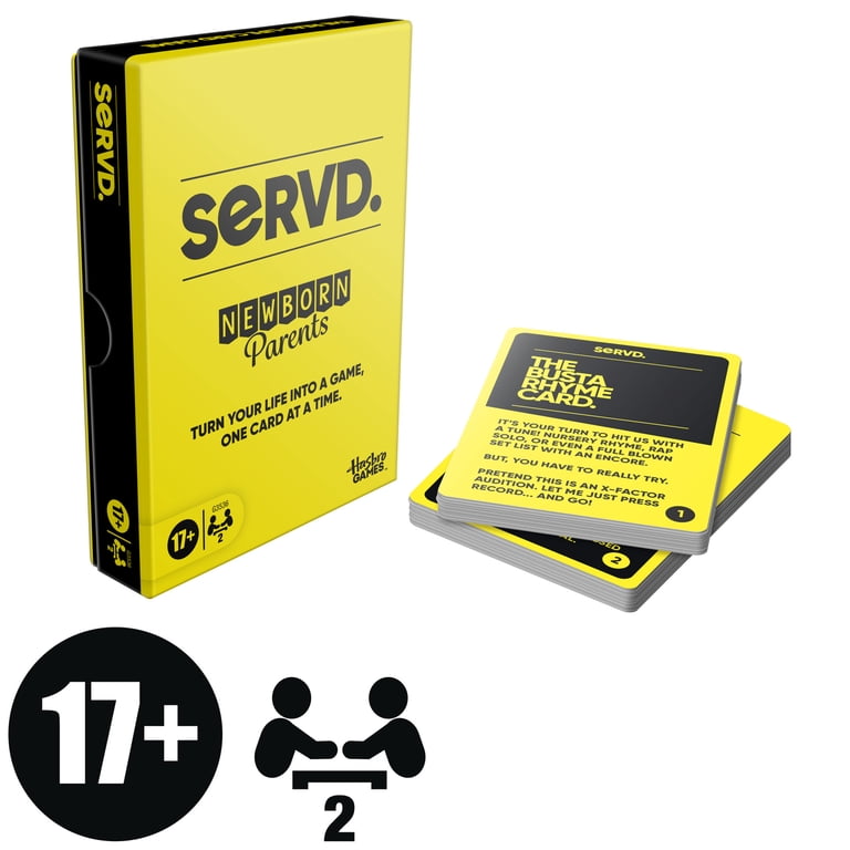 SERVD Newborn Parents Edition Game, Funny Real-Life Couples Card