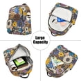thumbnail image 5 of FORMRS Mini Backpack Purse for Women Travel Daypack Casual Shoulder Bag, Beige Flowers, 5 of 7