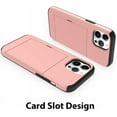 thumbnail image 6 of for iPhone 13 Pro Case with Card Holder,for iPhone 13 Pro Wallet Case Anti-Scratch Dual Layer Hidden Pocket Case Shockproof Cover Compatible with for iPhone 13 Pro 5G-Pink, 6 of 13