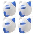 thumbnail image 1 of 4 ganchos de pared para toallas de baño, multiusos, para colgar en la pared. Azul, 1 of 6