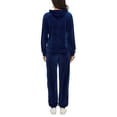 thumbnail image 4 of YouLoveIt Women's Plus Size Velour Tracksuits Zip Up/Pullover Hoodie Jacket Coat Tracksuit Set Velour Tracksuit Sports Yoga Running Sport Sweatsuit Casual Activewear Hoodies Sweatshirt, 4 of 7